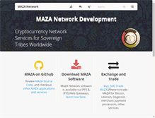 Tablet Screenshot of mazacoin.org